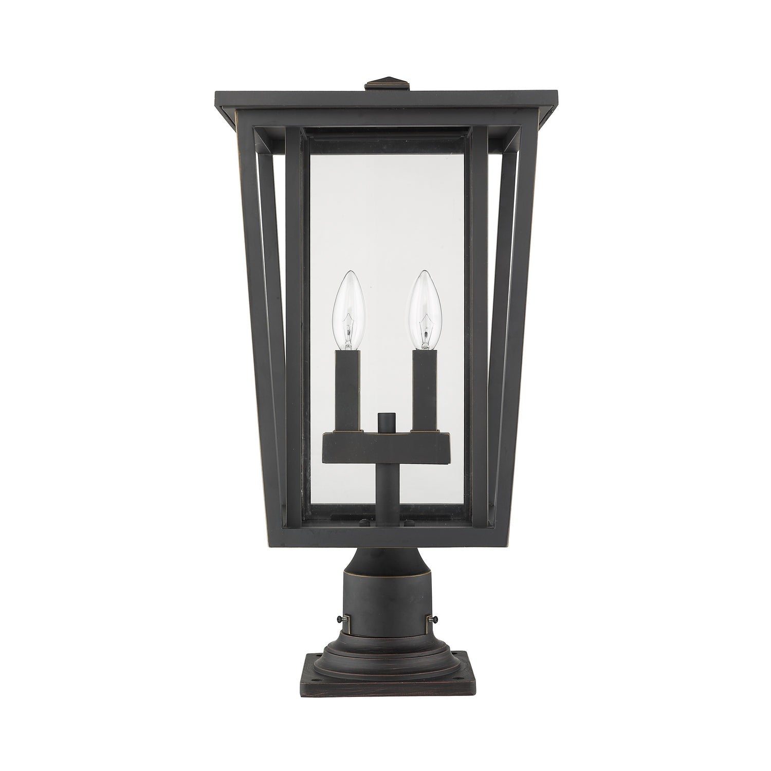Z-Lite - 571PHBR-533PM-ORB - Two Light Outdoor Pier Mounted Fixture - Seoul - Oil Rubbed Bronze