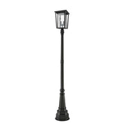 Z-Lite - 571PHBR-564P-BK - Two Light Outdoor Post Mounted Fixture - Seoul - Black