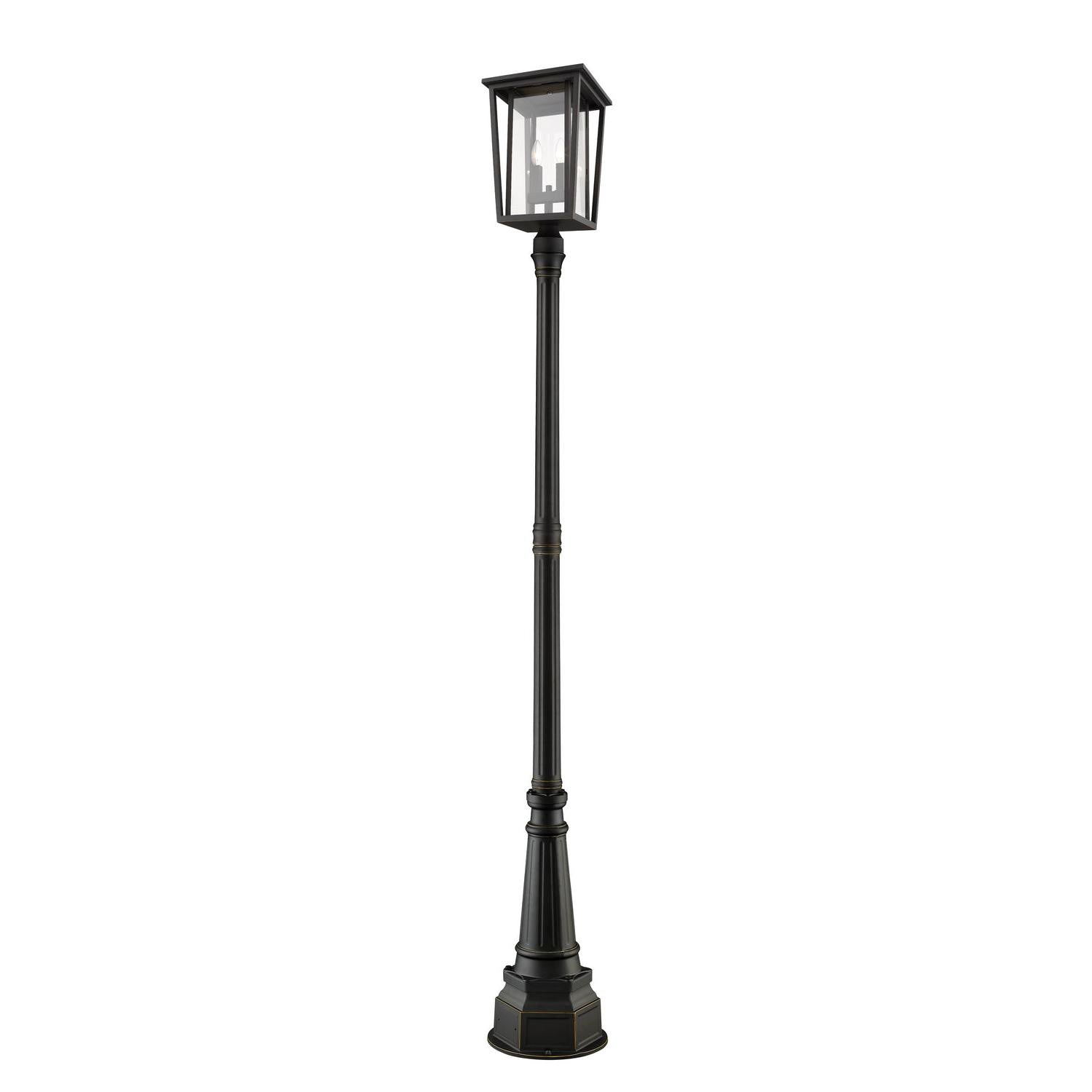 Z-Lite - 571PHBR-564P-ORB - Two Light Outdoor Post Mounted Fixture - Seoul - Oil Rubbed Bronze