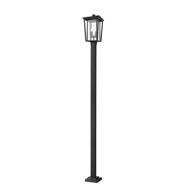 Z-Lite - 571PHBS-536P-BK - Two Light Outdoor Post Mounted Fixture - Seoul - Black