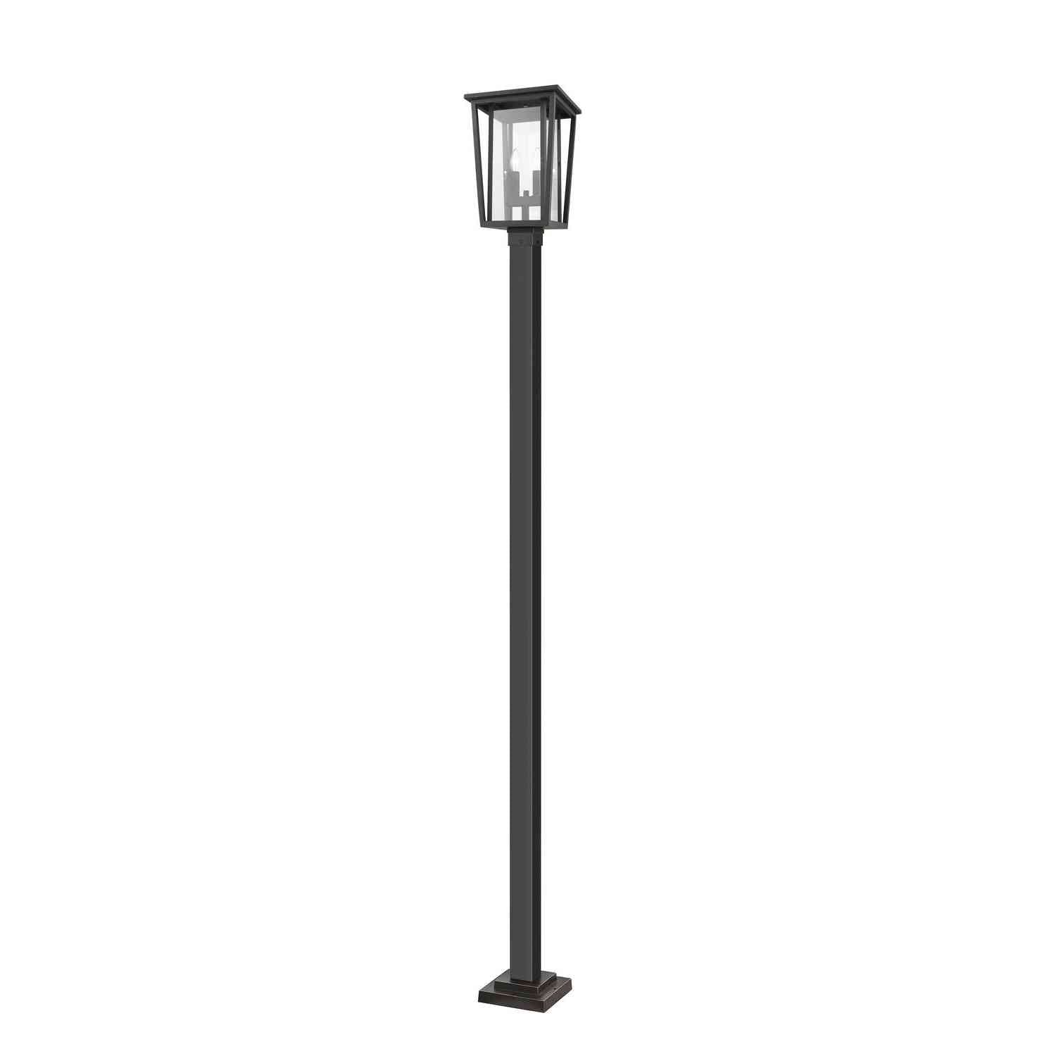 Z-Lite - 571PHBS-536P-ORB - Two Light Outdoor Post Mounted Fixture - Seoul - Oil Rubbed Bronze