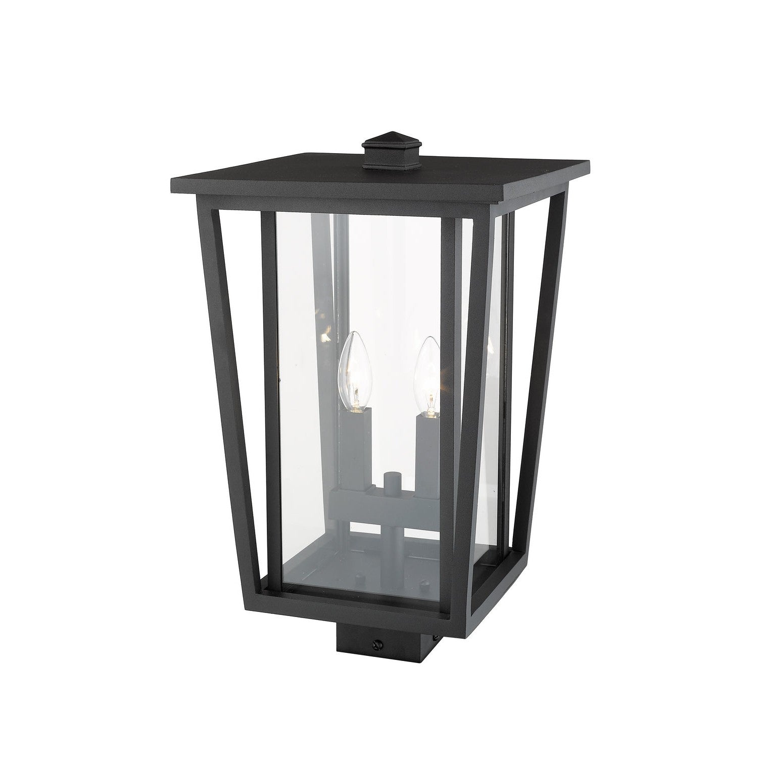 Z-Lite - 571PHBS-BK - Two Light Outdoor Post Mount Fixture - Seoul - Black
