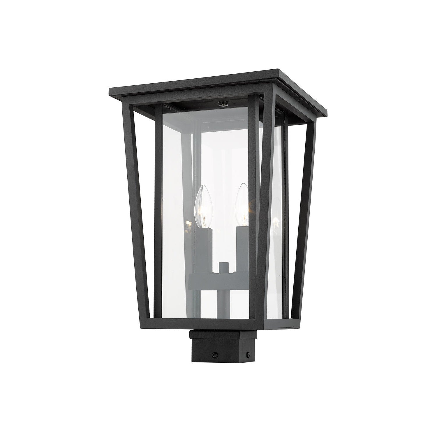 Z-Lite - 571PHBS-BK - Two Light Outdoor Post Mount Fixture - Seoul - Black