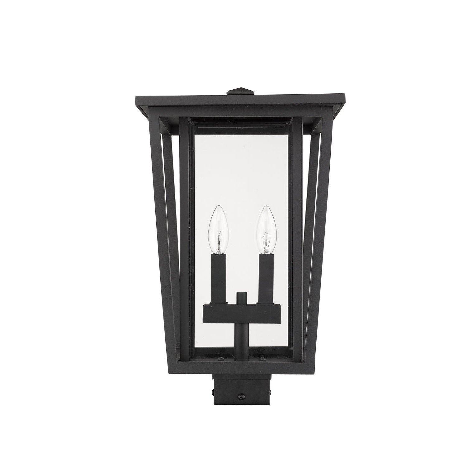 Z-Lite - 571PHBS-BK - Two Light Outdoor Post Mount Fixture - Seoul - Black