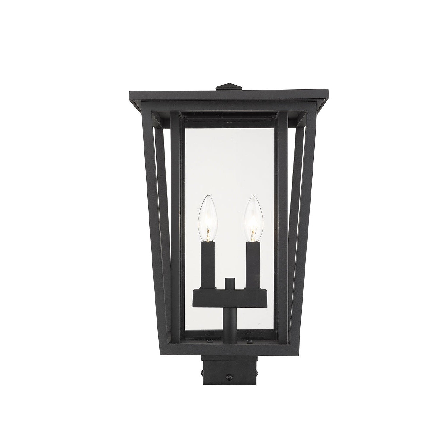 Z-Lite - 571PHBS-BK - Two Light Outdoor Post Mount Fixture - Seoul - Black