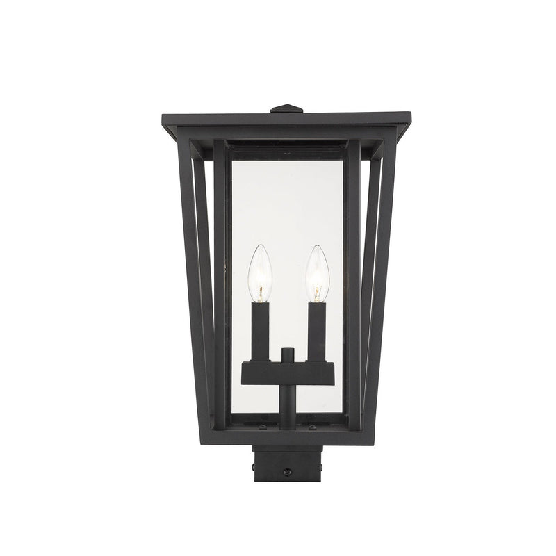 Z-Lite - 571PHBS-BK - Two Light Outdoor Post Mount Fixture - Seoul - Black
