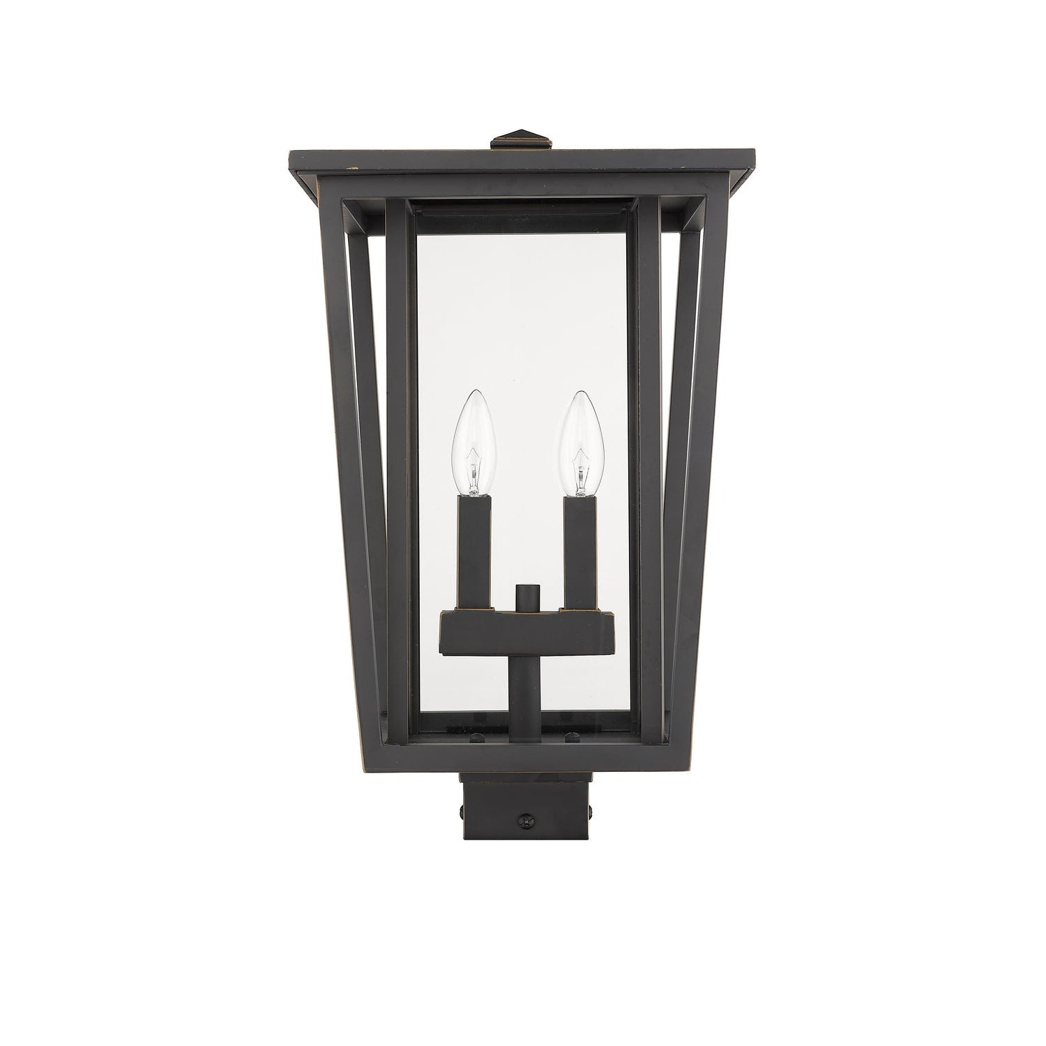 Z-Lite - 571PHBS-ORB - Two Light Outdoor Post Mount Fixture - Seoul - Oil Rubbed Bronze