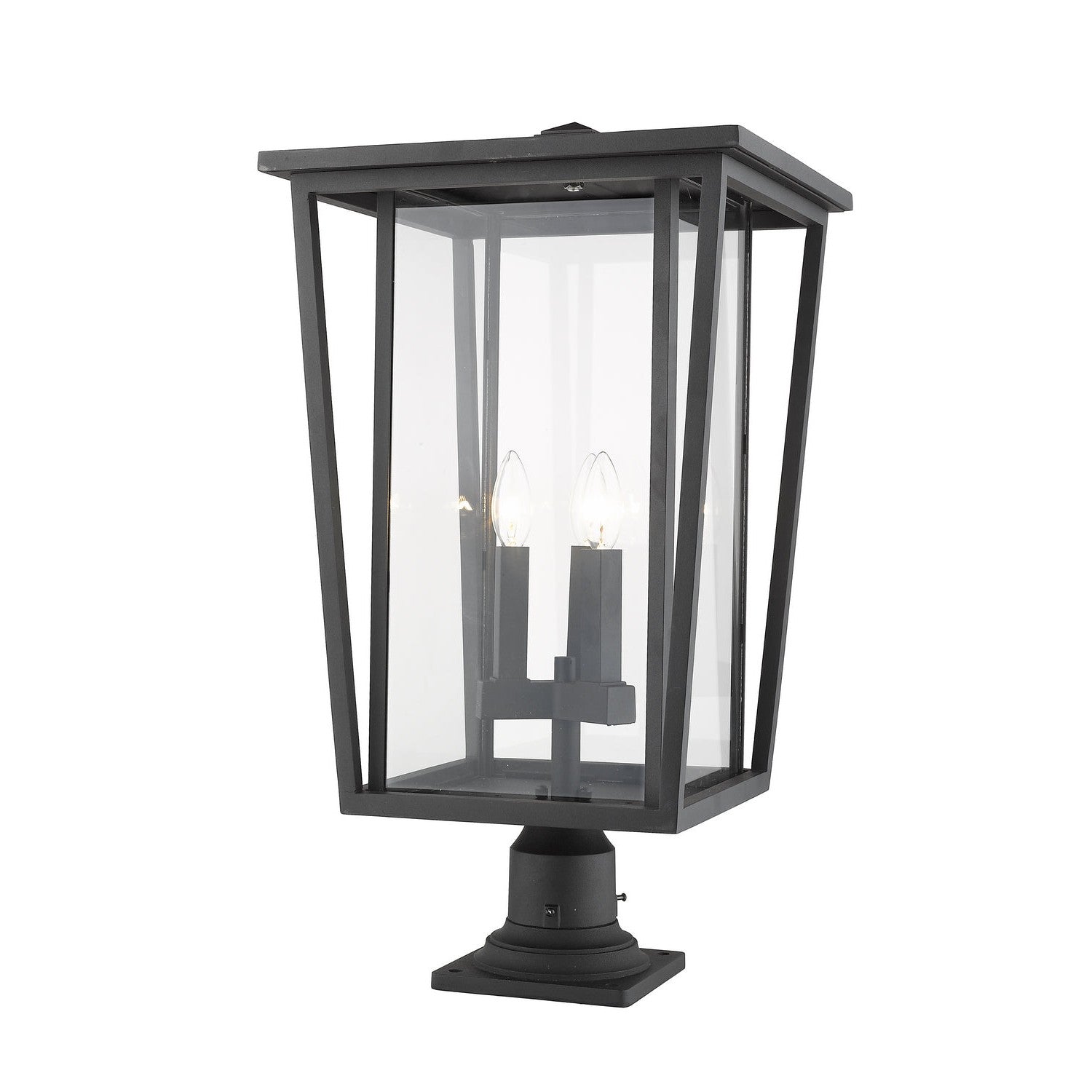 Z-Lite - 571PHXLR-533PM-BK - Three Light Outdoor Pier Mounted Fixture - Seoul - Black