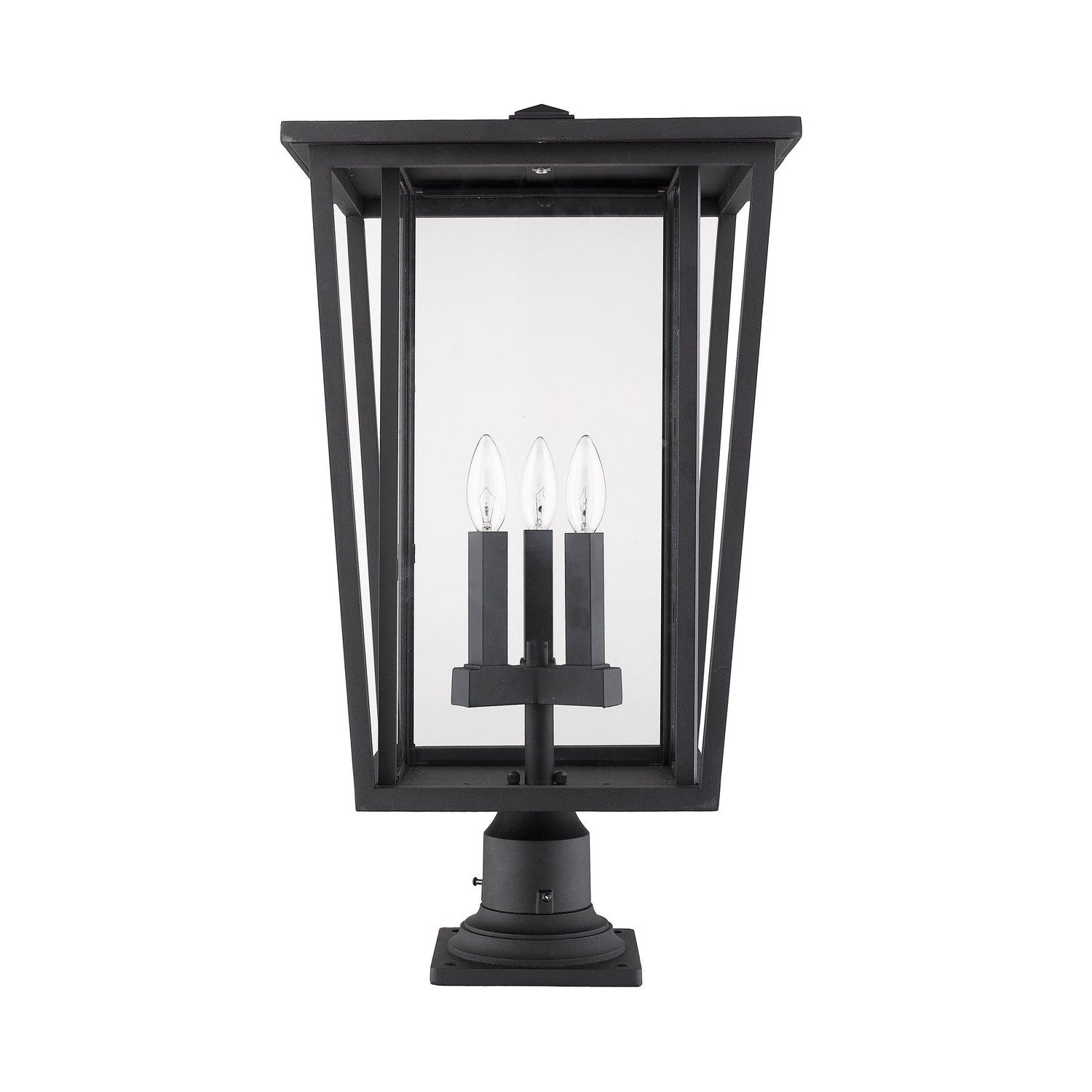 Z-Lite - 571PHXLR-533PM-BK - Three Light Outdoor Pier Mounted Fixture - Seoul - Black
