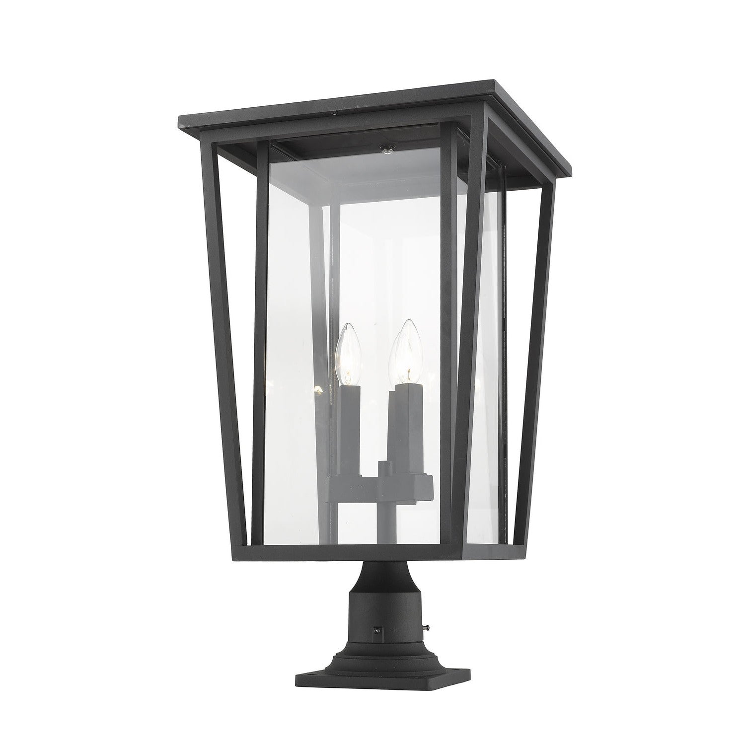 Z-Lite - 571PHXLR-533PM-BK - Three Light Outdoor Pier Mounted Fixture - Seoul - Black