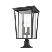 Z-Lite - 571PHXLR-533PM-BK - Three Light Outdoor Pier Mounted Fixture - Seoul - Black