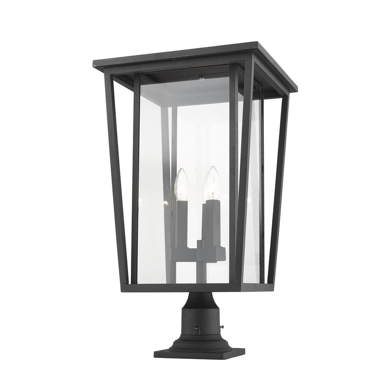 Z-Lite - 571PHXLR-533PM-BK - Three Light Outdoor Pier Mounted Fixture - Seoul - Black