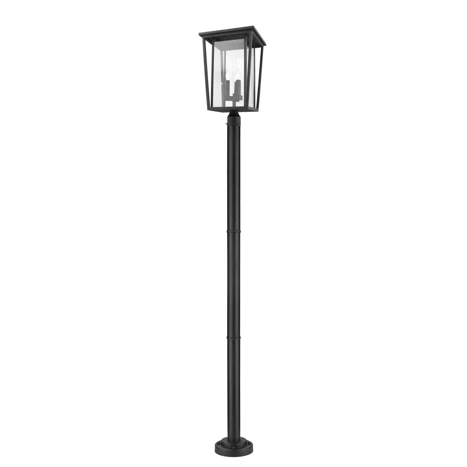Z-Lite - 571PHXLR-567P-BK - Three Light Outdoor Post Mounted Fixture - Seoul - Black