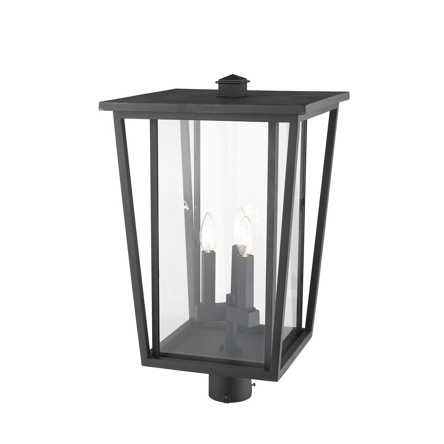 Z-Lite - 571PHXLR-BK - Three Light Outdoor Post Mount Fixture - Seoul - Black