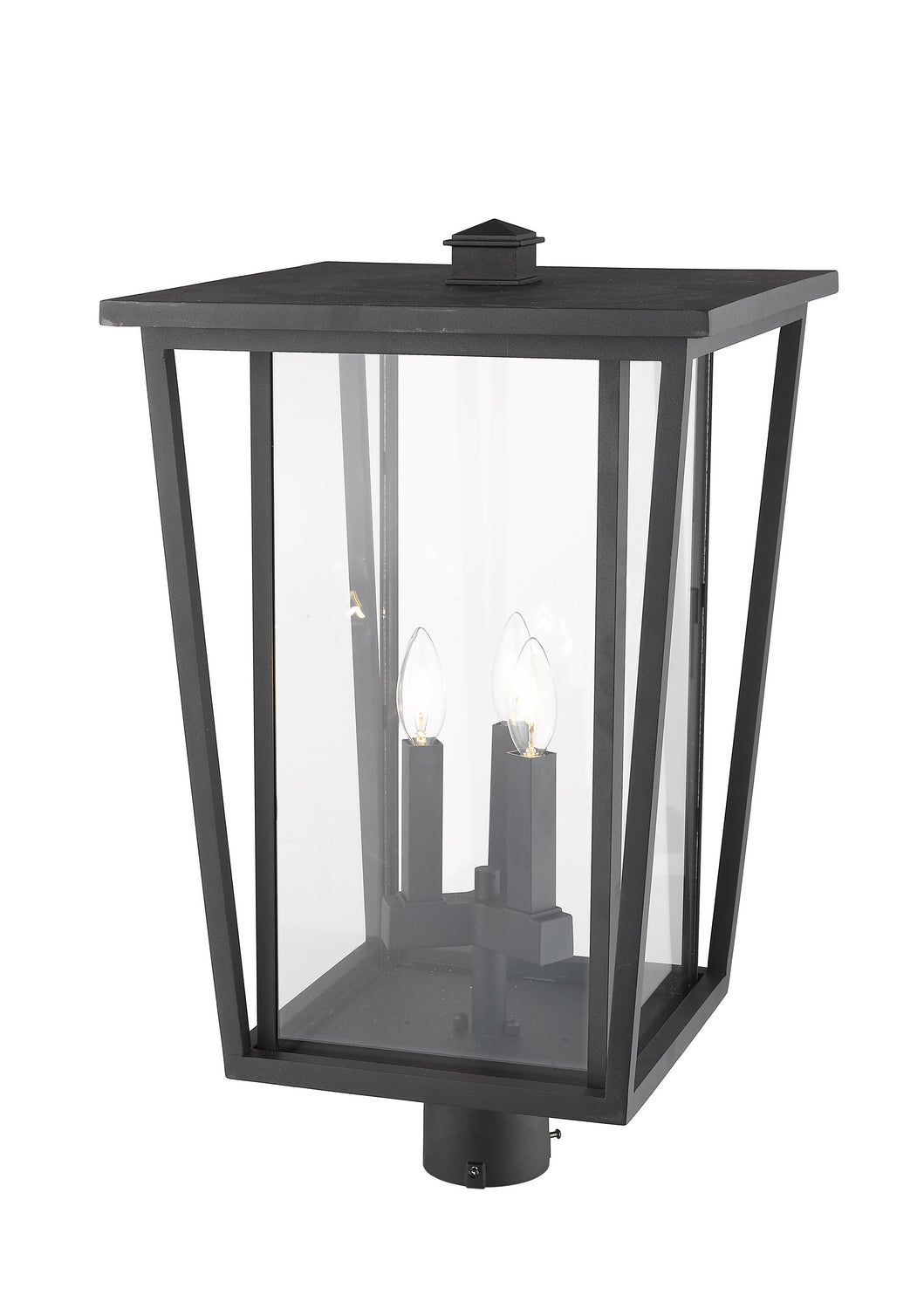 Z-Lite - 571PHXLR-BK - Three Light Outdoor Post Mount Fixture - Seoul - Black