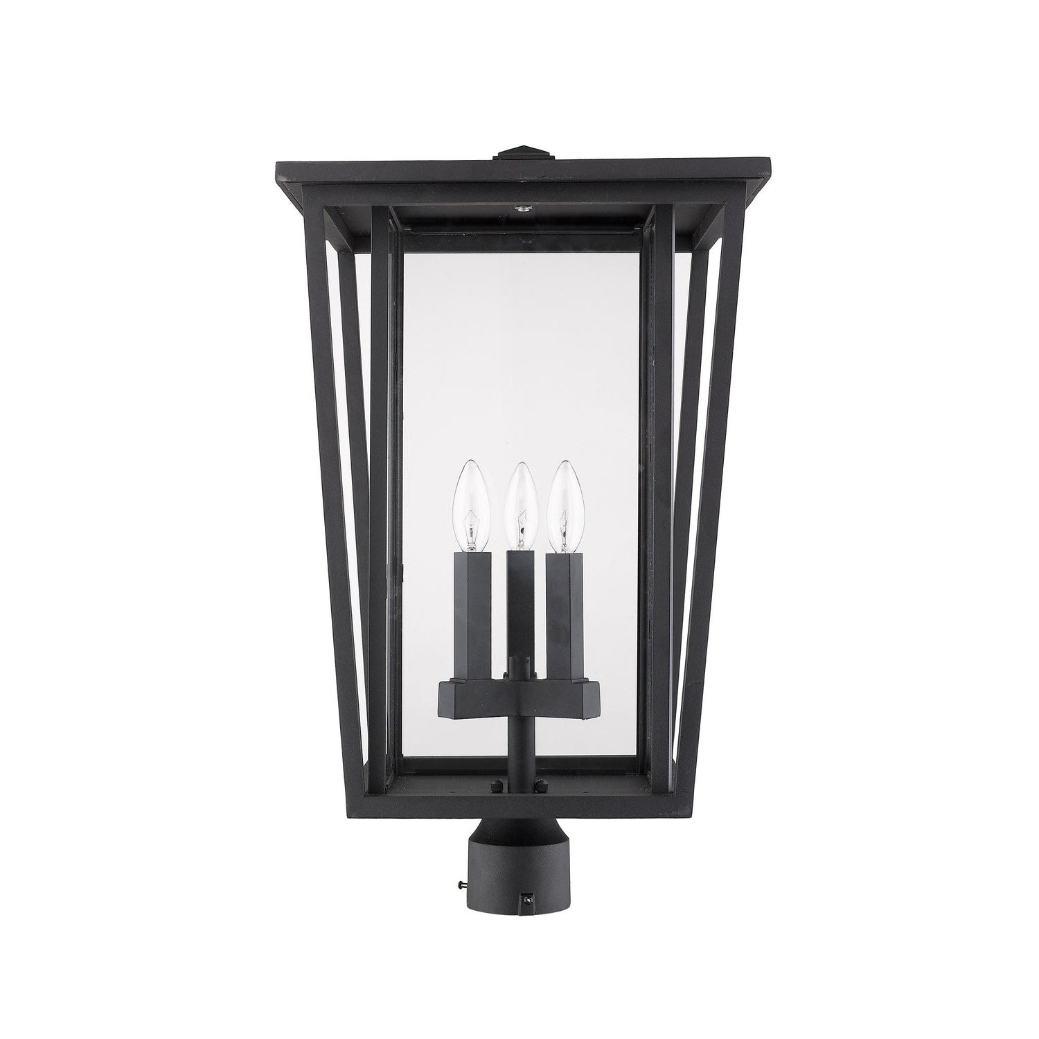 Z-Lite - 571PHXLR-BK - Three Light Outdoor Post Mount Fixture - Seoul - Black