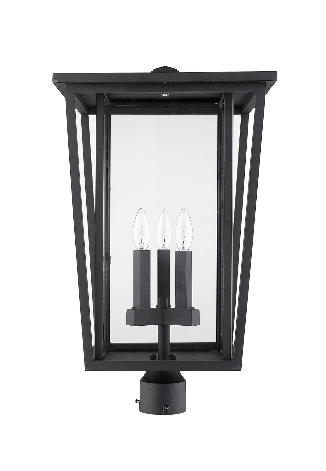 Z-Lite - 571PHXLR-BK - Three Light Outdoor Post Mount Fixture - Seoul - Black