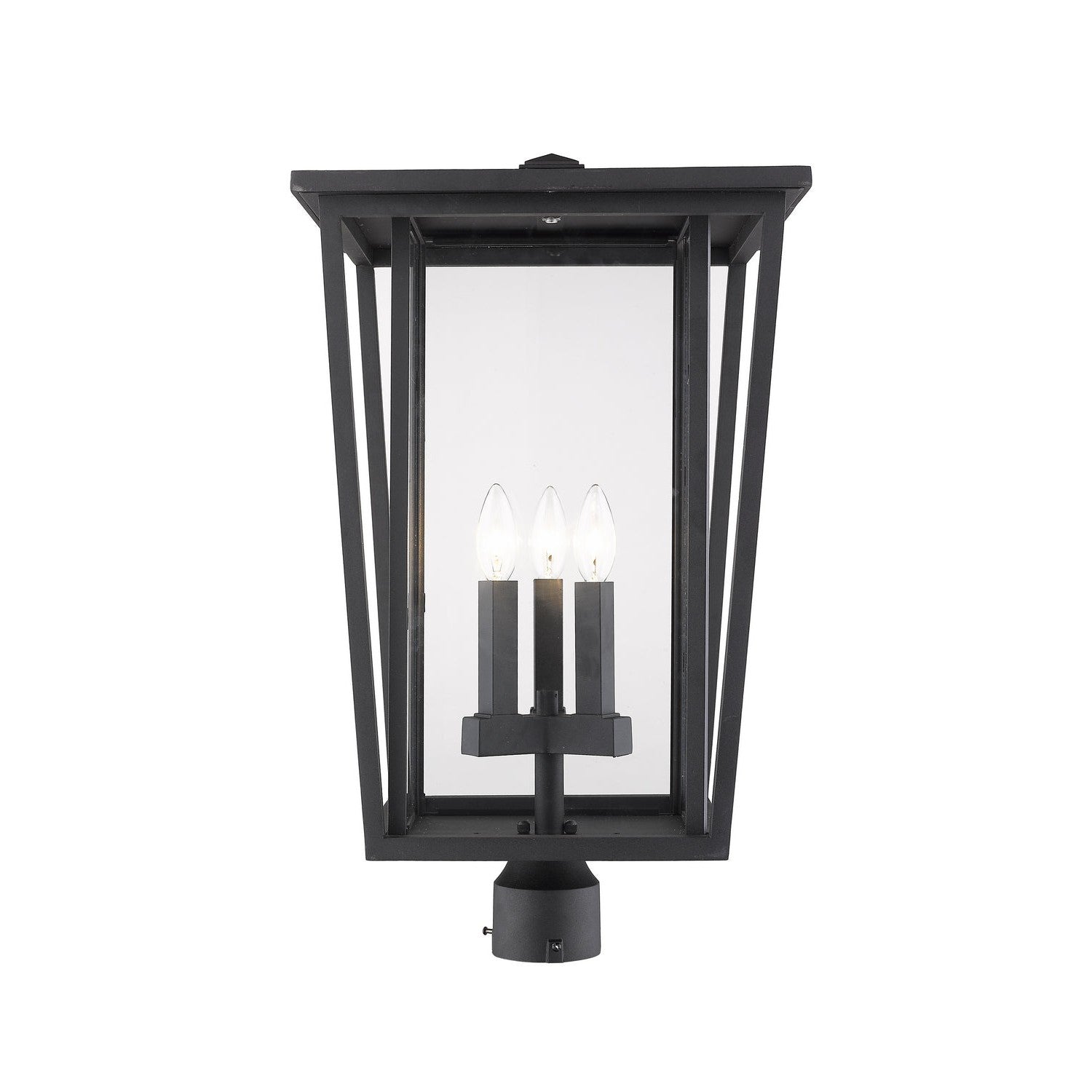 Z-Lite - 571PHXLR-BK - Three Light Outdoor Post Mount Fixture - Seoul - Black