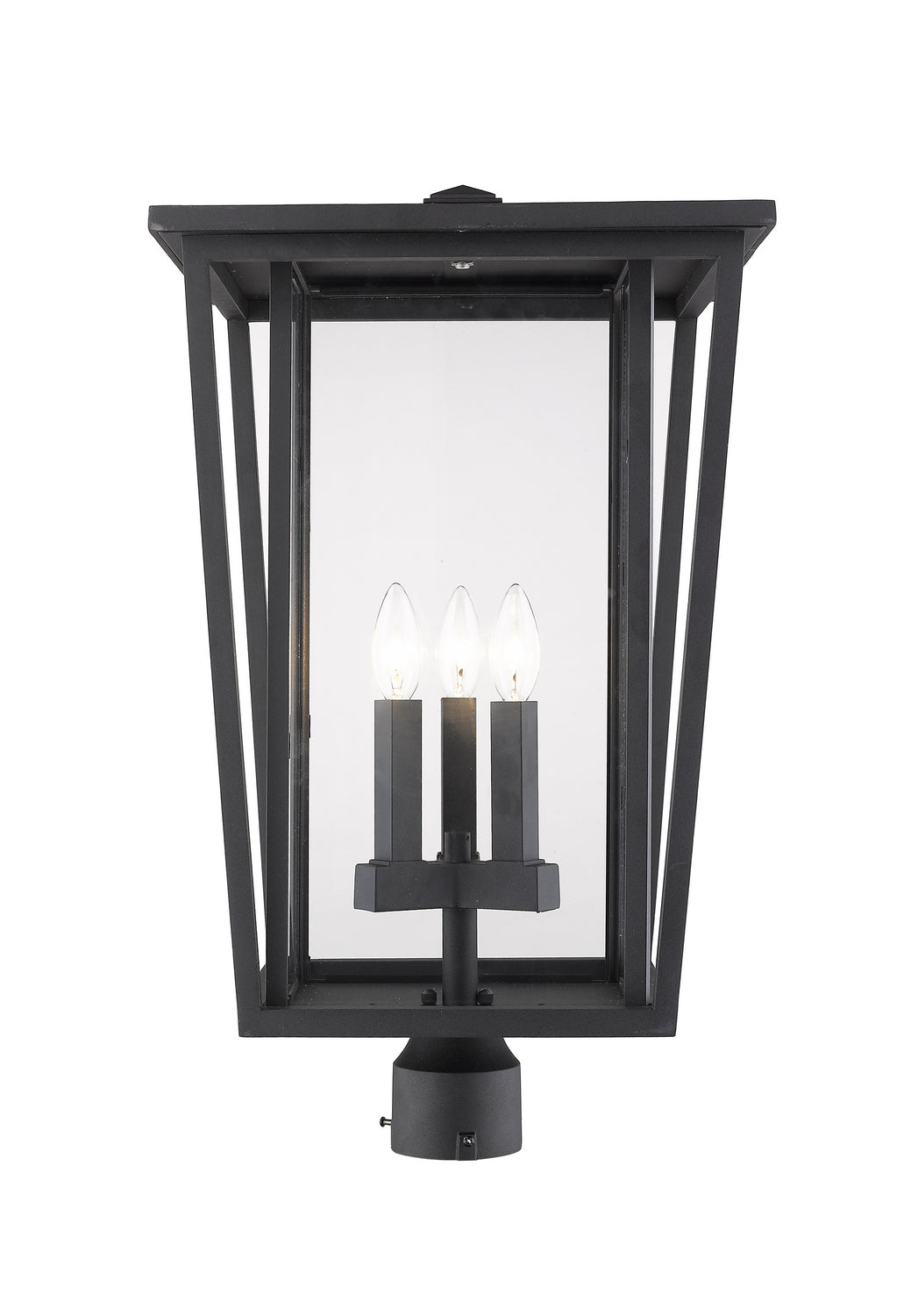 Z-Lite - 571PHXLR-BK - Three Light Outdoor Post Mount Fixture - Seoul - Black