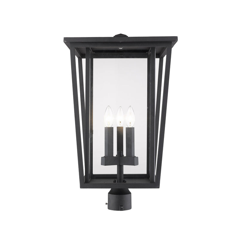 Z-Lite - 571PHXLR-BK - Three Light Outdoor Post Mount Fixture - Seoul - Black