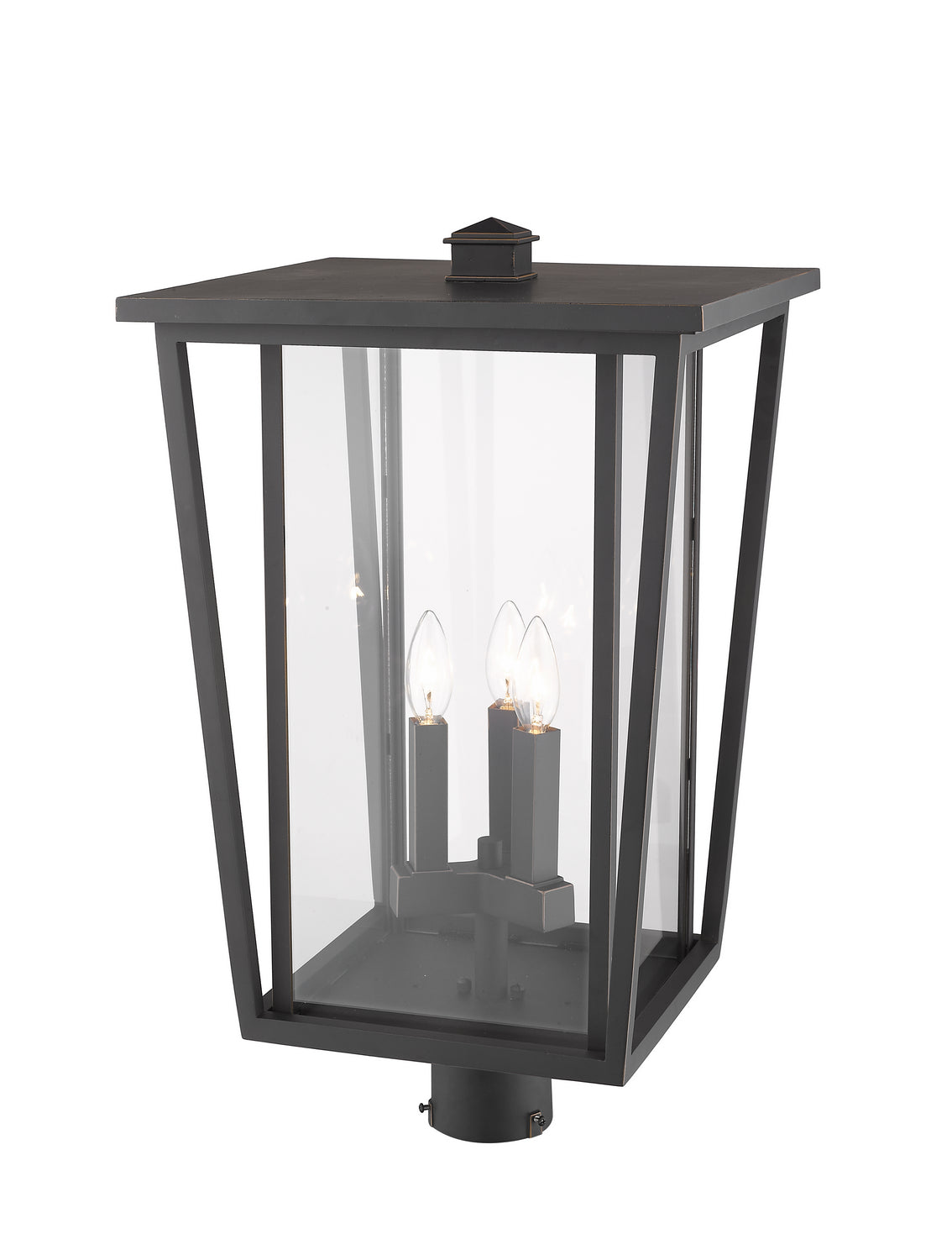 Z-Lite - 571PHXLR-ORB - Three Light Outdoor Post Mount Fixture - Seoul - Oil Rubbed Bronze