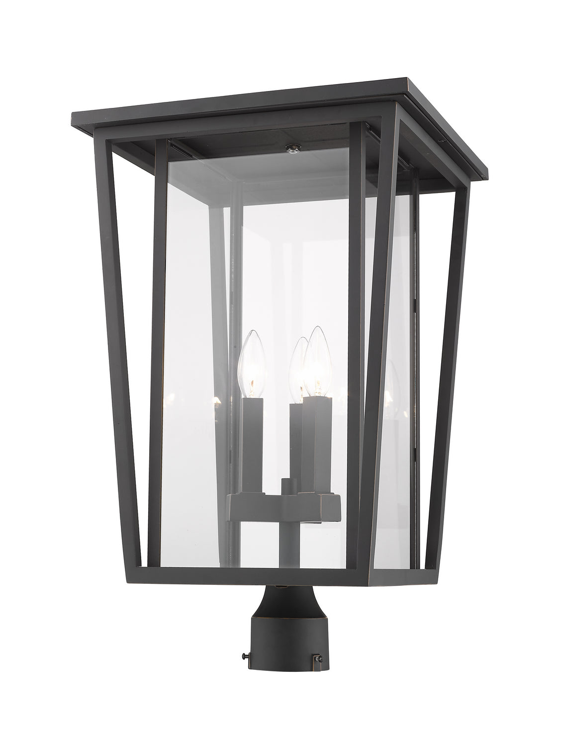 Z-Lite - 571PHXLR-ORB - Three Light Outdoor Post Mount Fixture - Seoul - Oil Rubbed Bronze