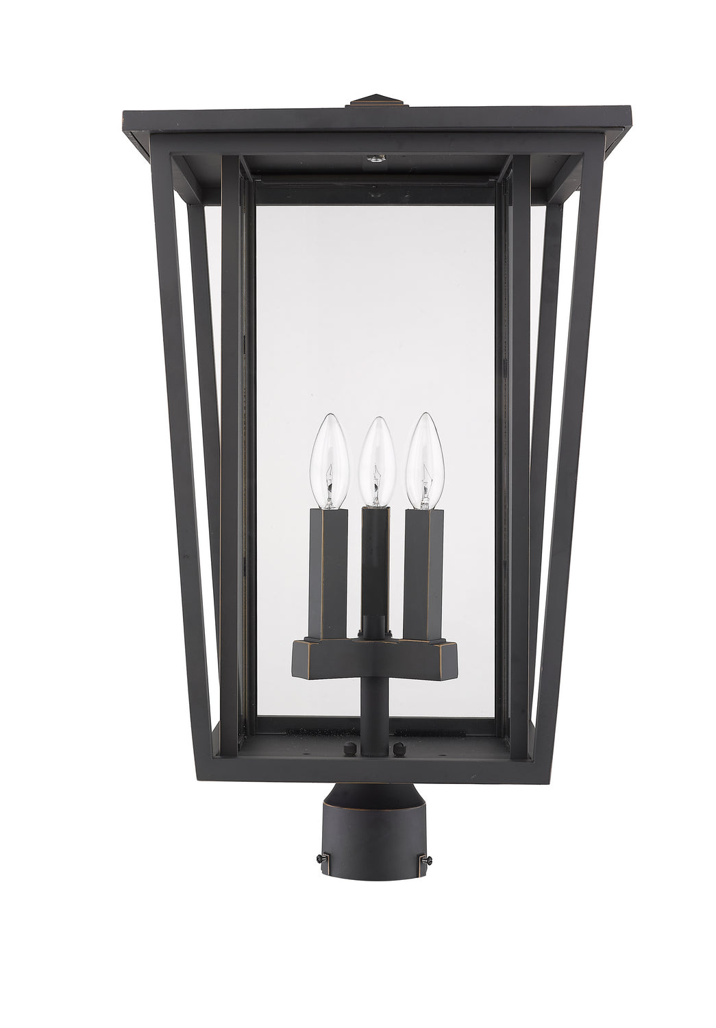 Z-Lite - 571PHXLR-ORB - Three Light Outdoor Post Mount Fixture - Seoul - Oil Rubbed Bronze