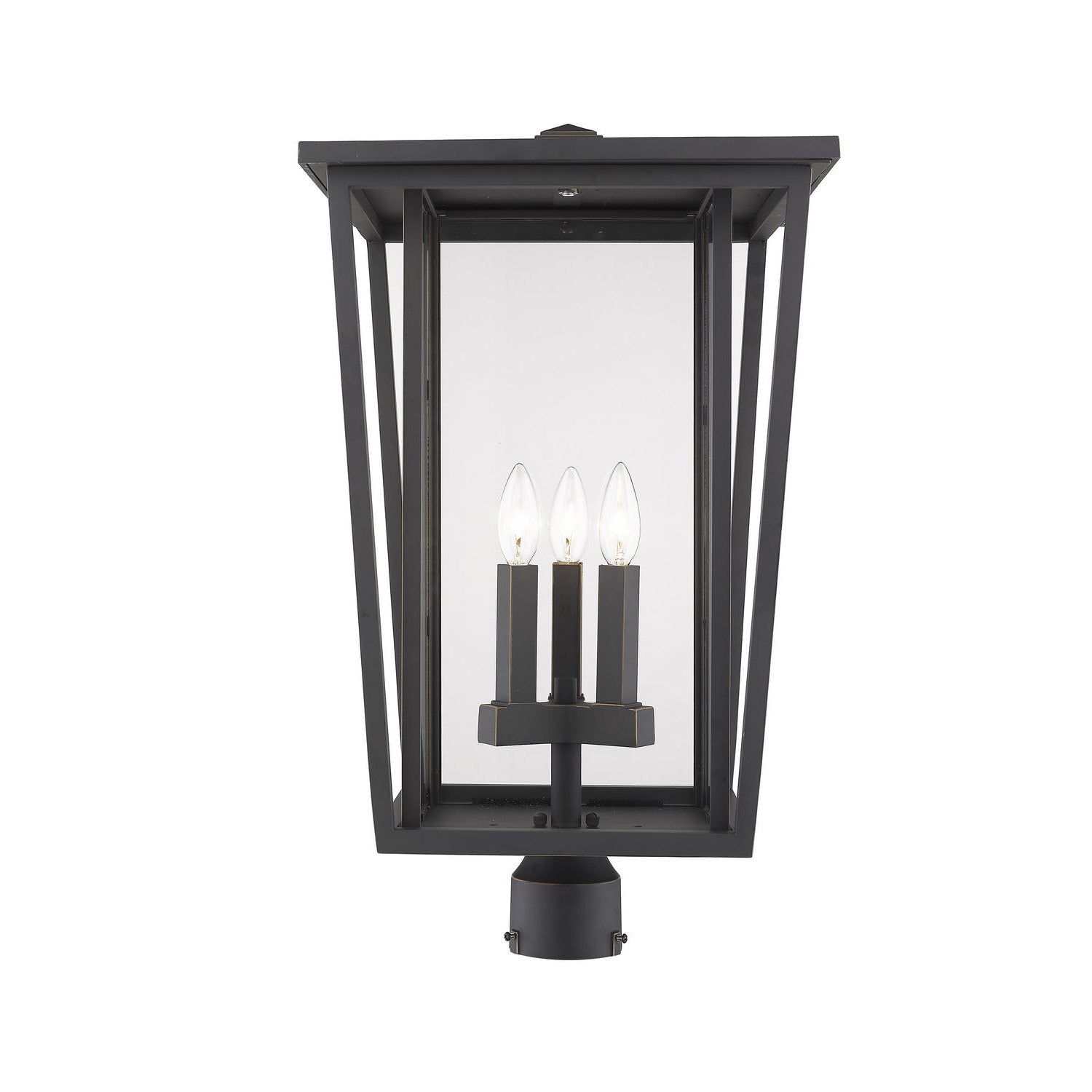 Z-Lite - 571PHXLR-ORB - Three Light Outdoor Post Mount Fixture - Seoul - Oil Rubbed Bronze