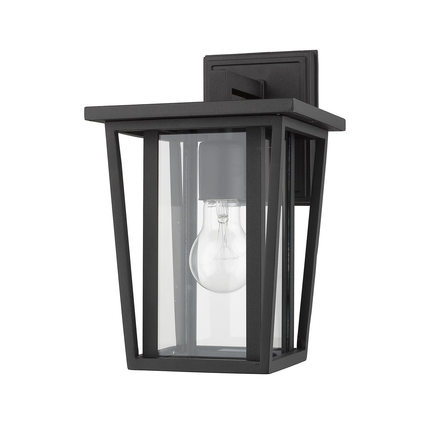 Z-Lite - 571S-BK - One Light Outdoor Wall Light - Seoul - Black