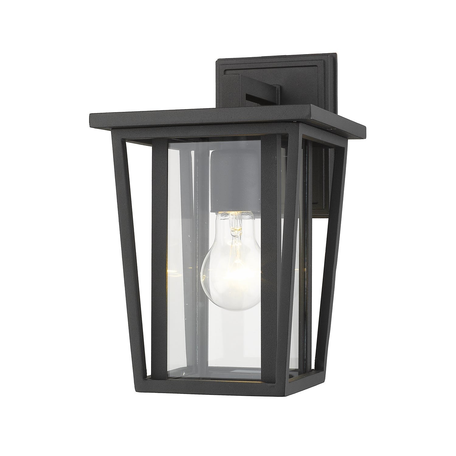 Z-Lite - 571S-BK - One Light Outdoor Wall Light - Seoul - Black