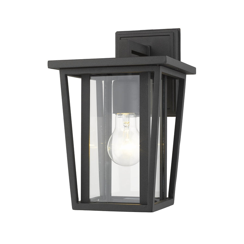 Z-Lite - 571S-BK - One Light Outdoor Wall Light - Seoul - Black