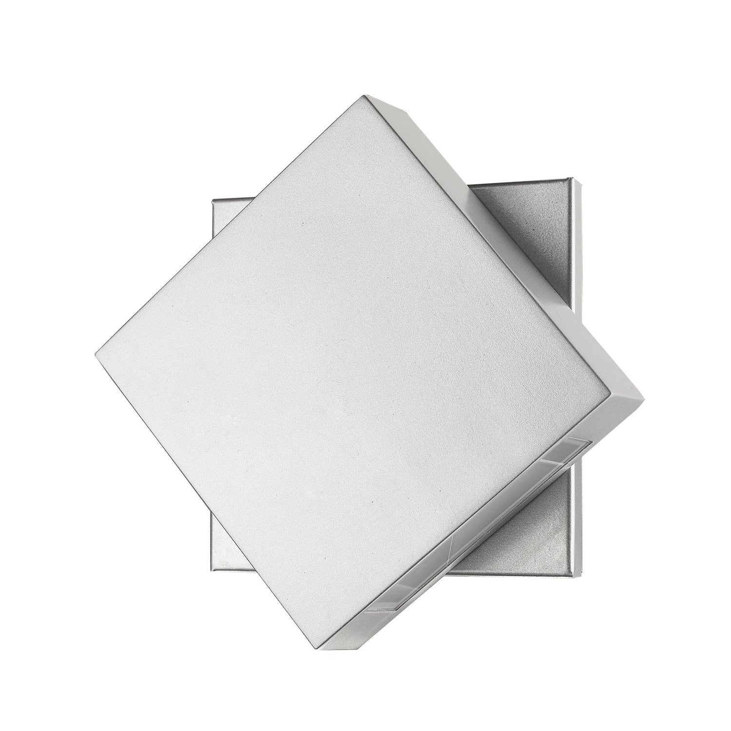 Z-Lite - 573S-SL-LED - LED Outdoor Wall Mount - Quadrate - Silver
