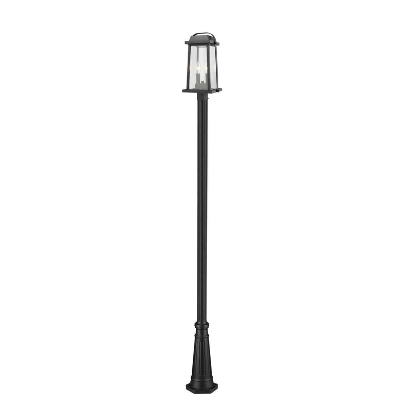 Z-Lite - 574PHMR-519P-BK - Two Light Outdoor Post Mounted Fixture - Millworks - Black