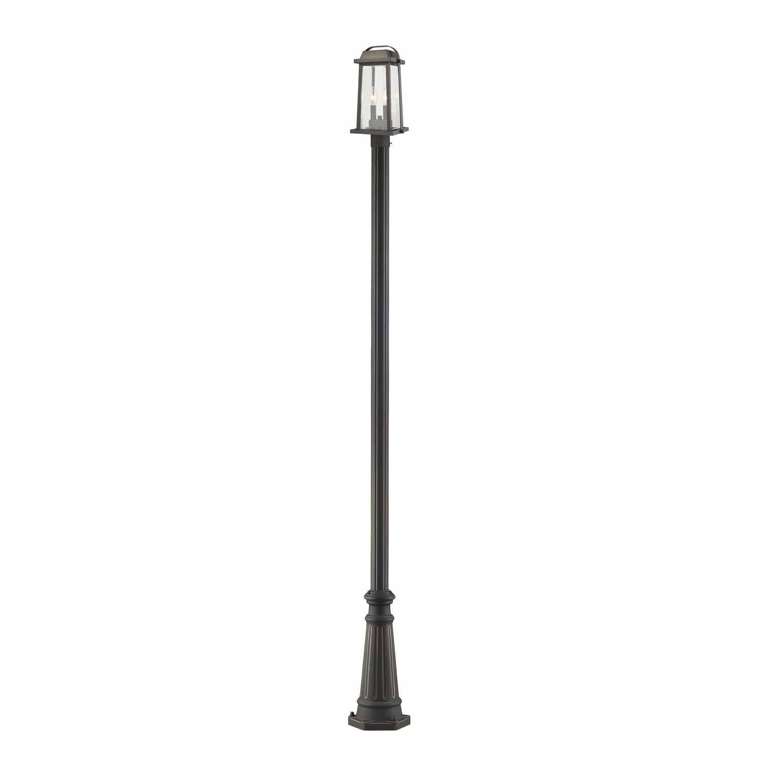 Z-Lite - 574PHMR-519P-ORB - Two Light Outdoor Post Mounted Fixture - Millworks - Oil Rubbed Bronze