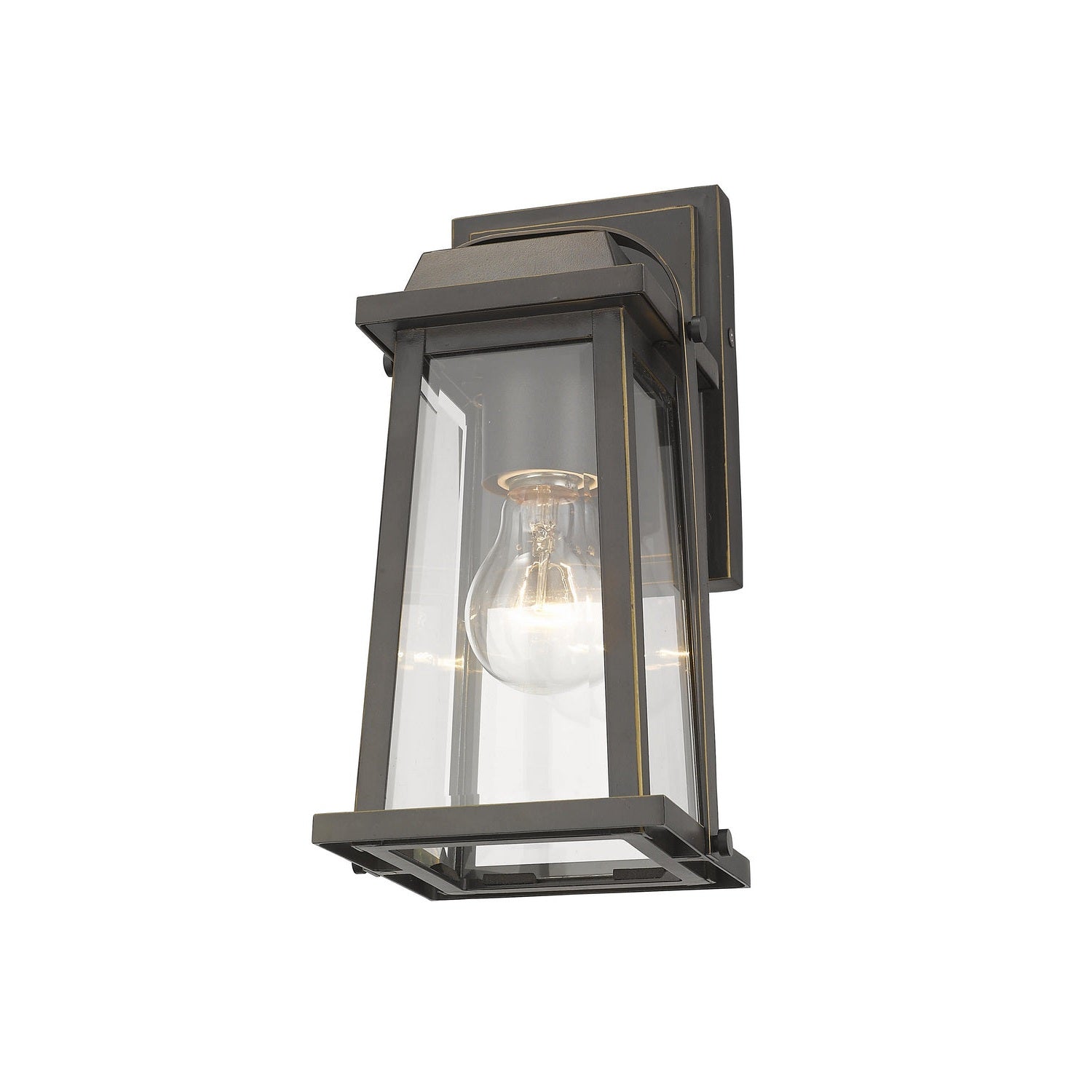 Z-Lite - 574S-ORB - One Light Outdoor Wall Light - Millworks - Oil Rubbed Bronze
