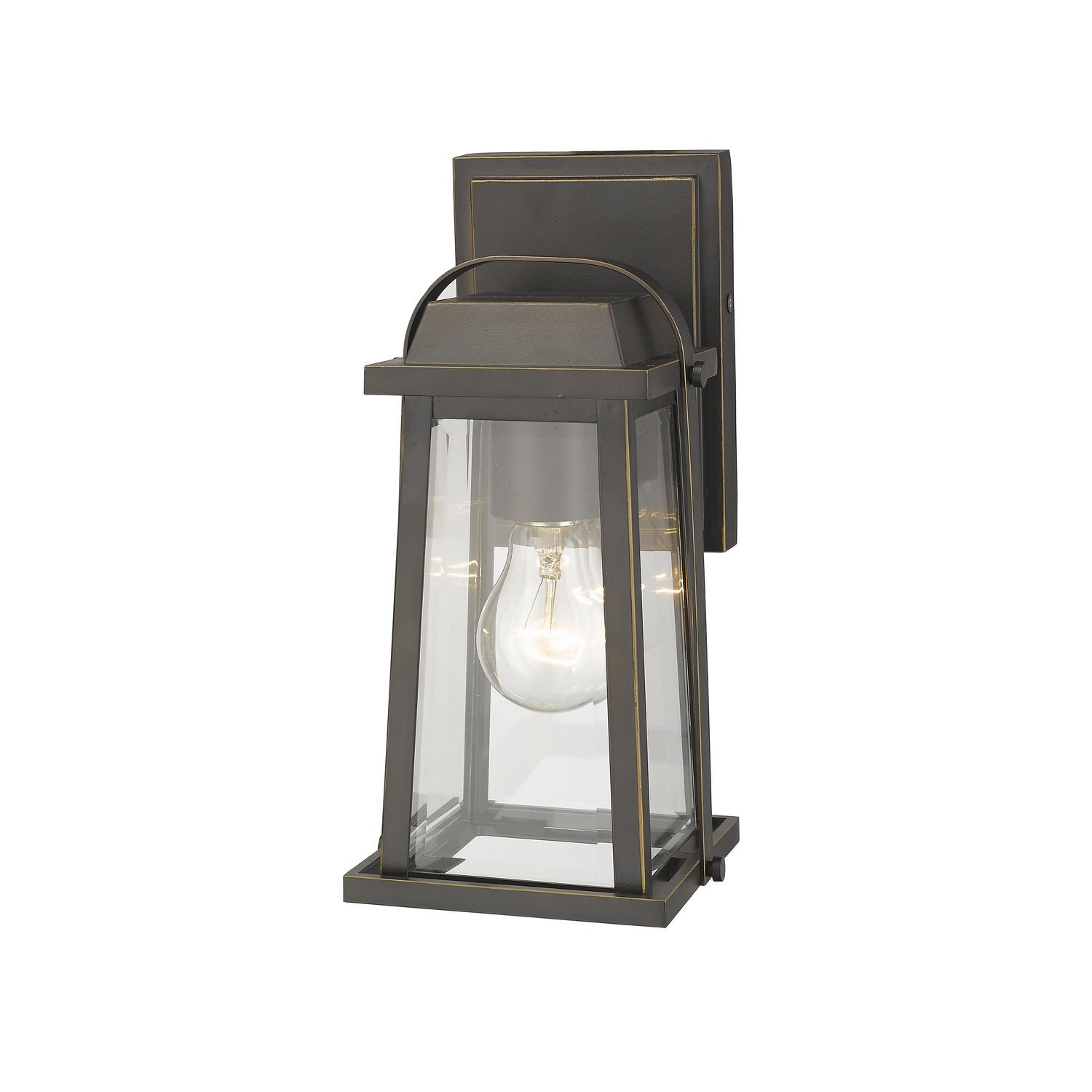 Z-Lite - 574S-ORB - One Light Outdoor Wall Light - Millworks - Oil Rubbed Bronze