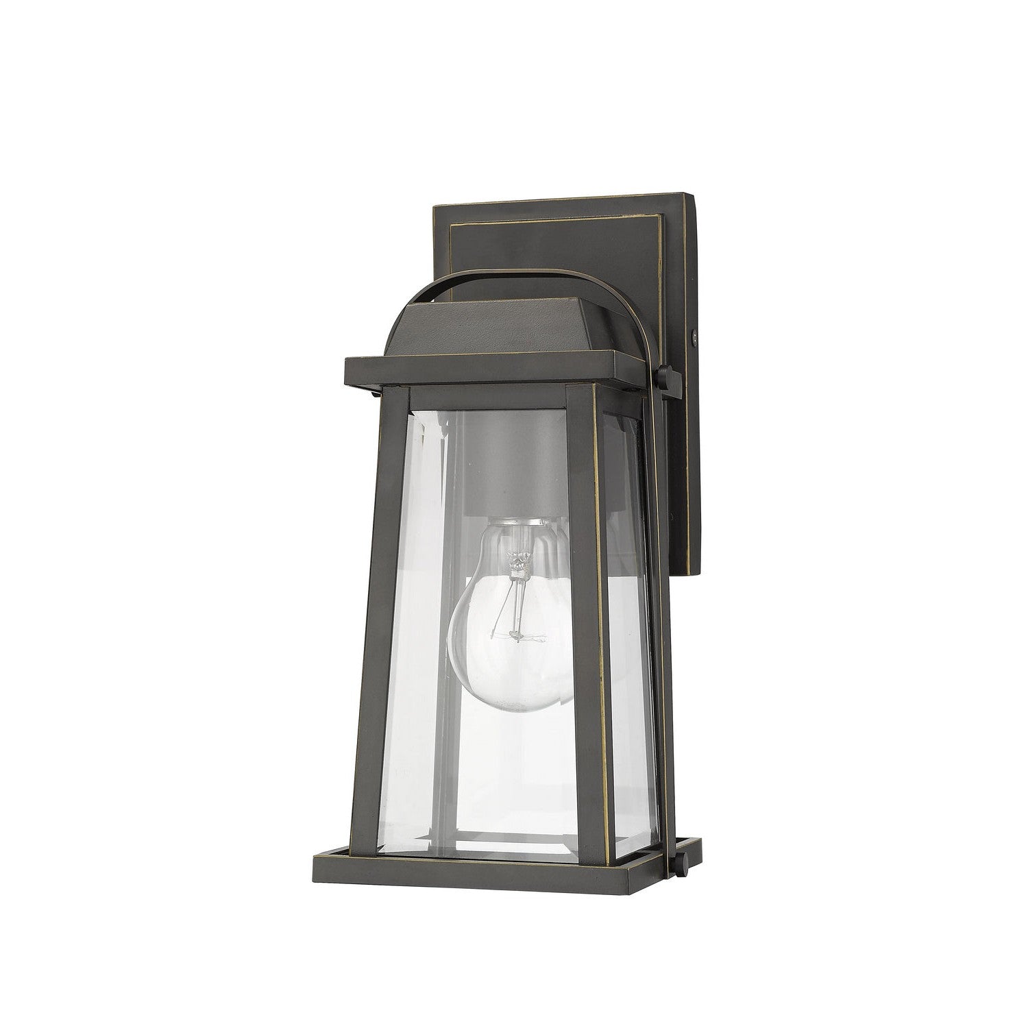 Z-Lite - 574S-ORB - One Light Outdoor Wall Light - Millworks - Oil Rubbed Bronze