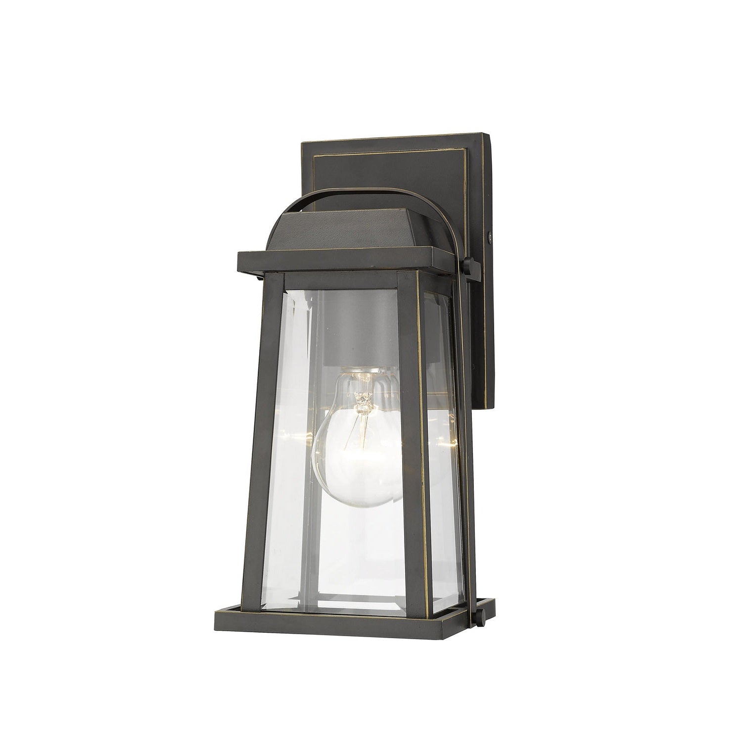 Z-Lite - 574S-ORB - One Light Outdoor Wall Light - Millworks - Oil Rubbed Bronze