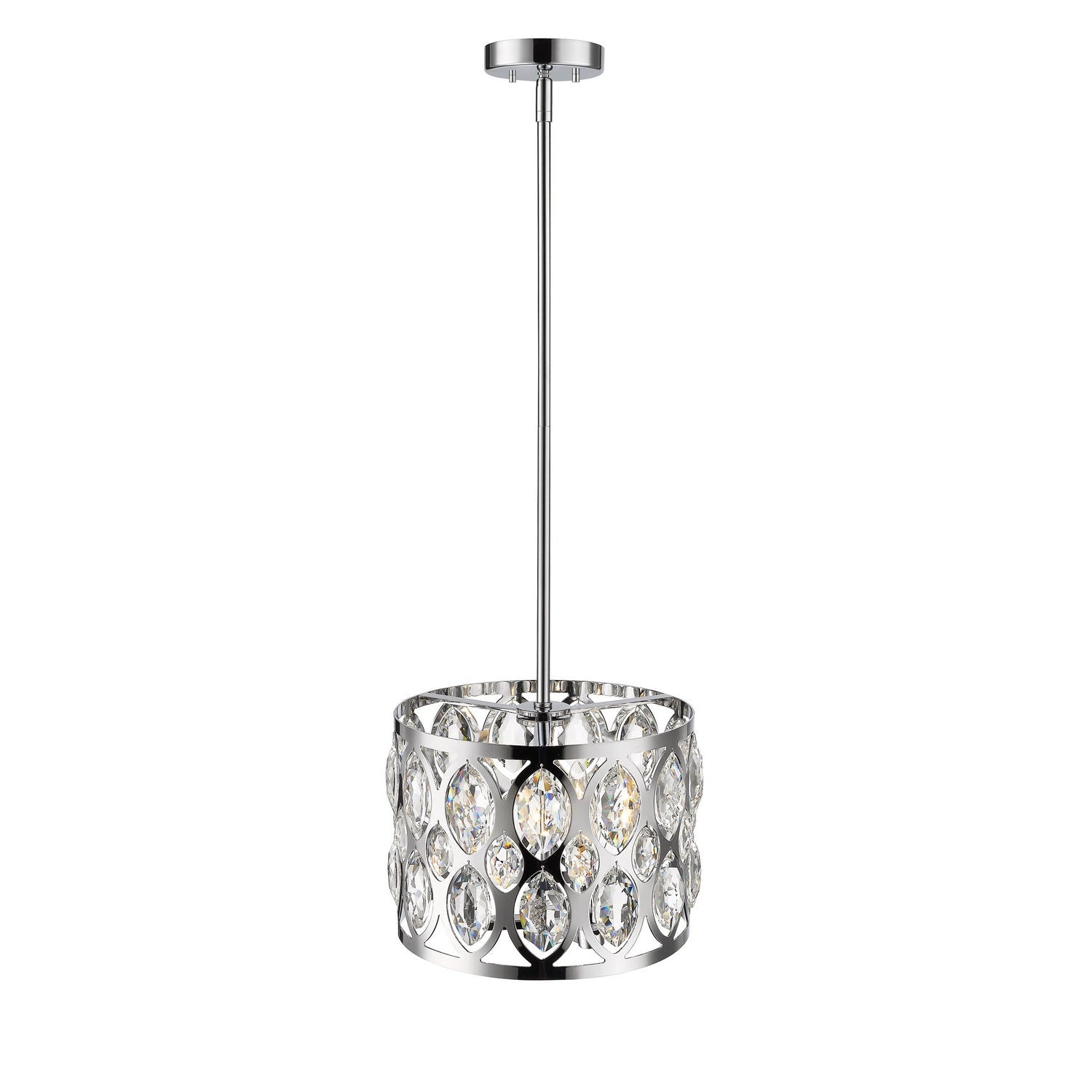 Z-Lite - 6010-12CH - Three Light Chandelier - Dealey - Chrome