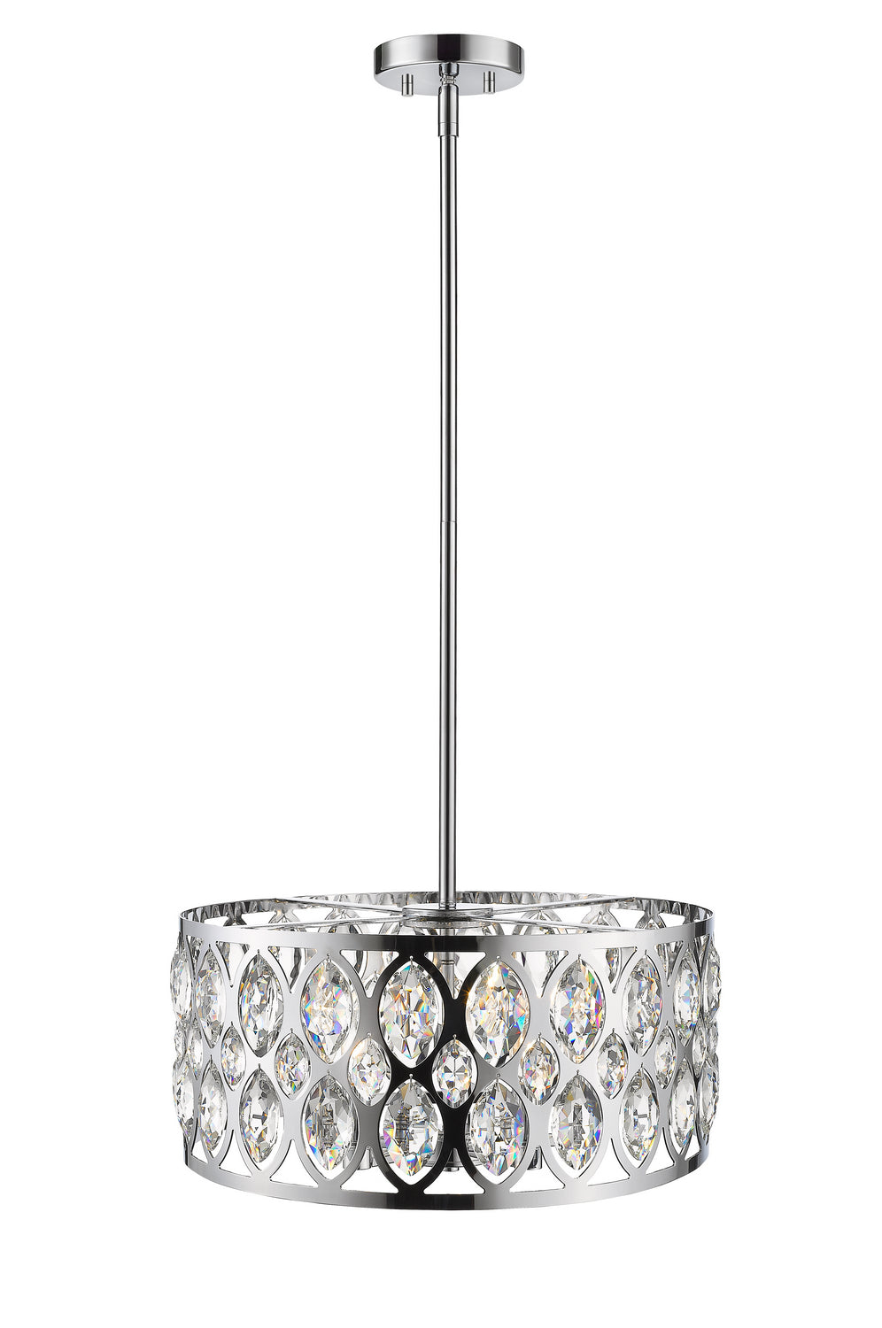 Z-Lite - 6010-20CH - Five Light Chandelier - Dealey - Chrome