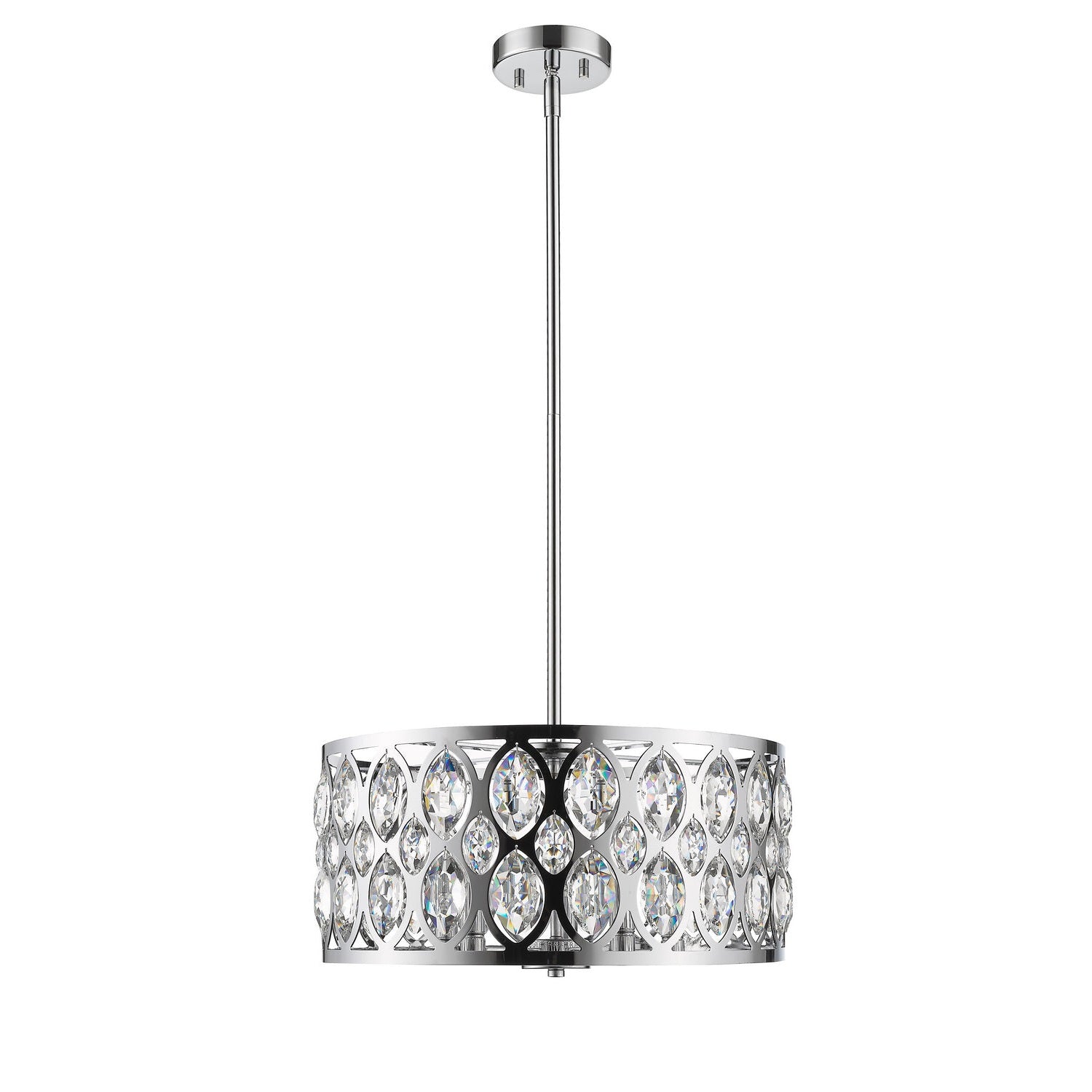 Z-Lite - 6010-20CH - Five Light Chandelier - Dealey - Chrome