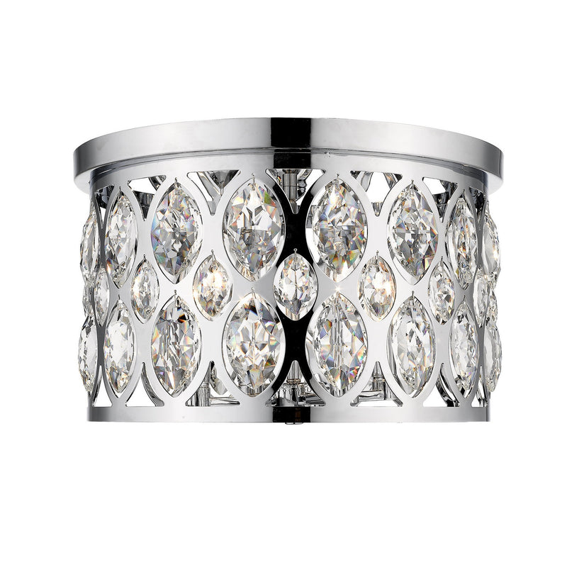 Z-Lite - 6010F15CH - Four Light Flush Mount - Dealey - Chrome