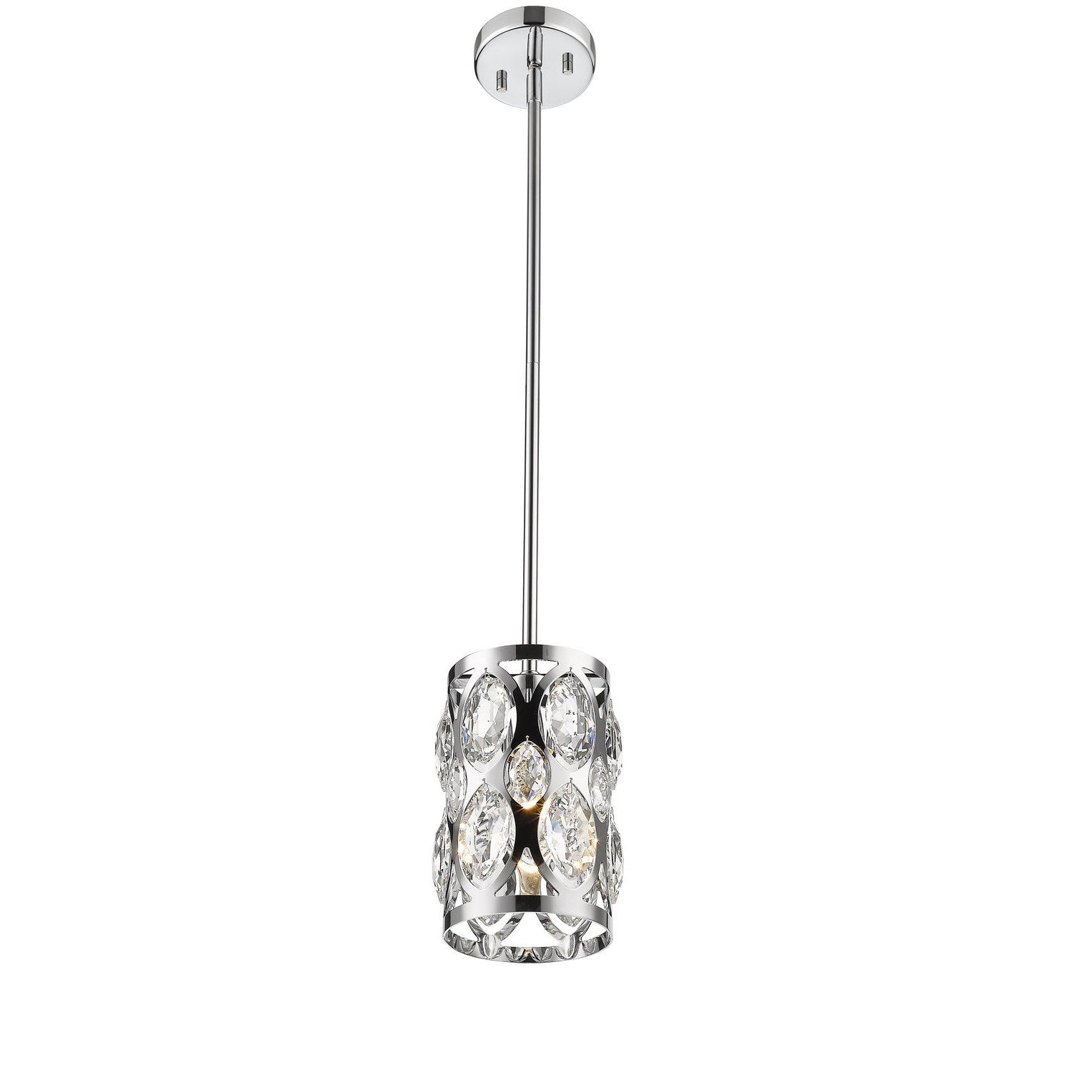 Z-Lite - 6010MP-CH - One Light Pendant - Dealey - Chrome