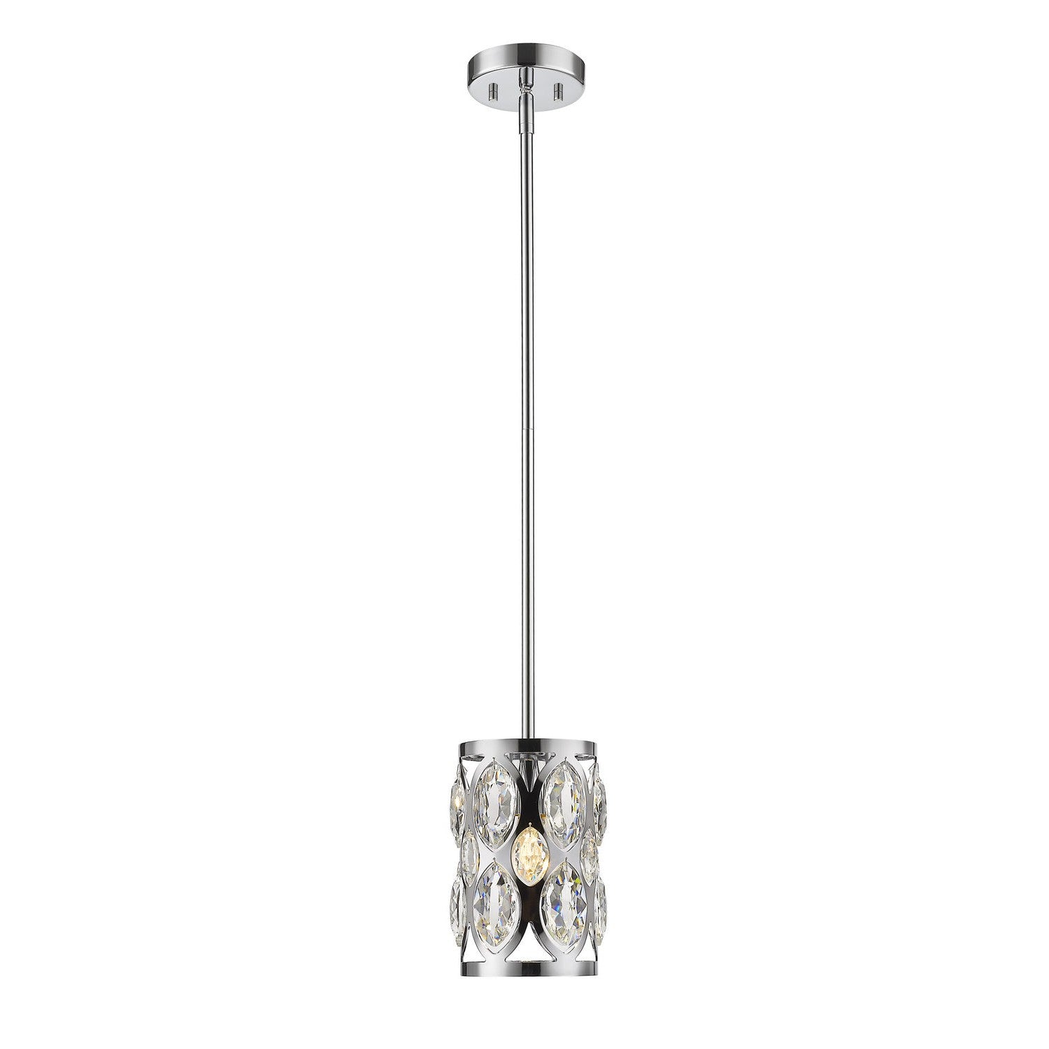 Z-Lite - 6010MP-CH - One Light Pendant - Dealey - Chrome