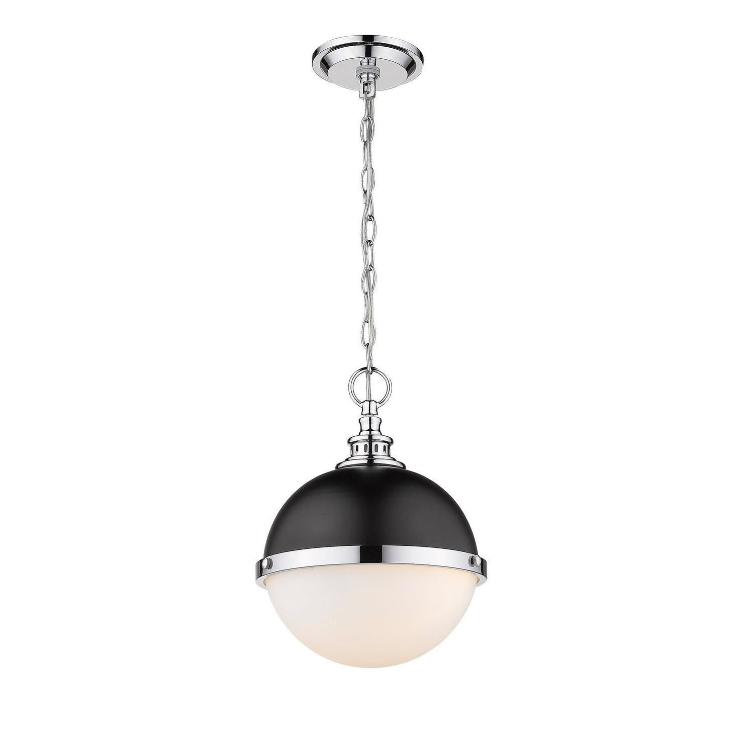 Z-Lite - 619MP-MB-CH - Two Light Pendant - Peyton - Matte Black + Chrome