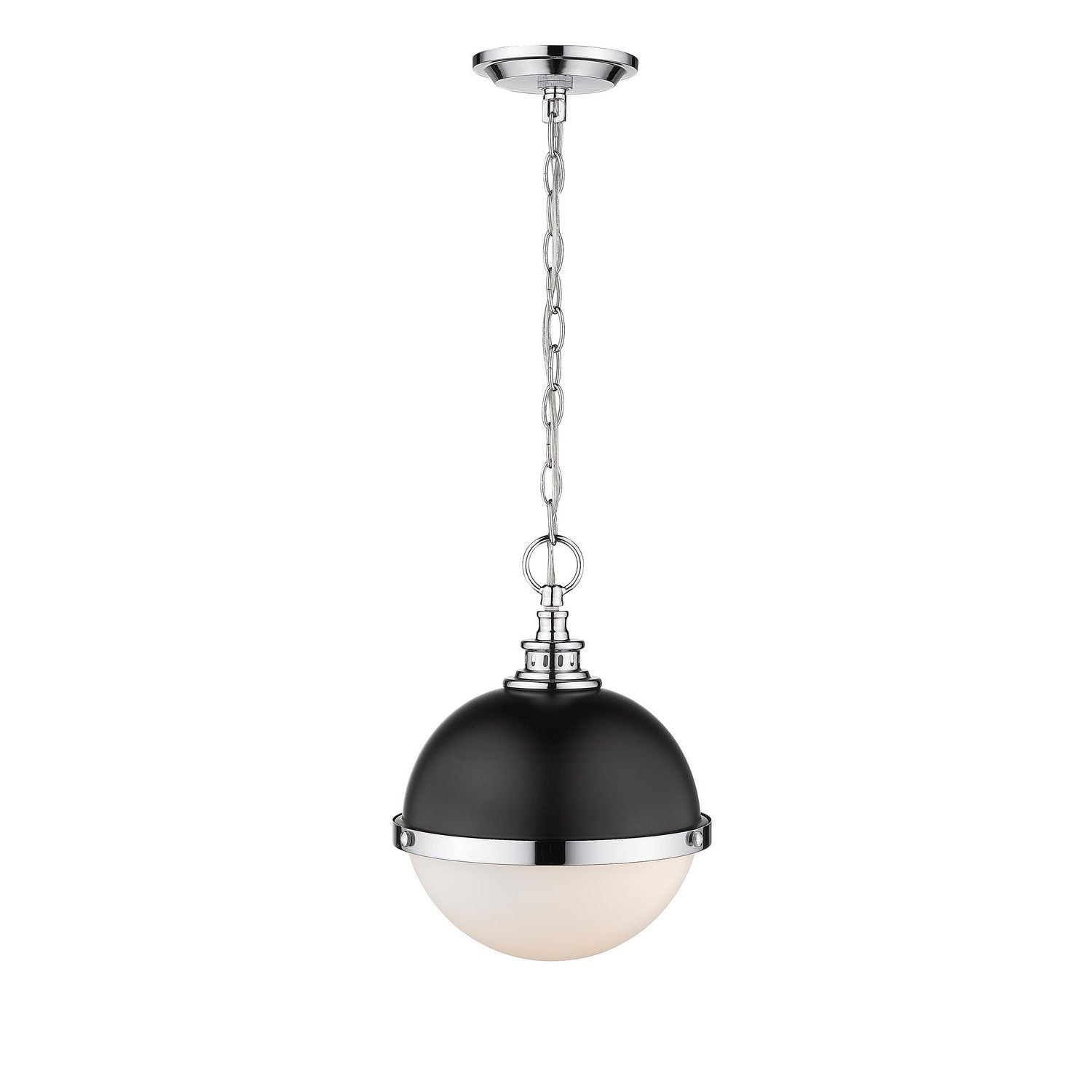 Z-Lite - 619MP-MB-CH - Two Light Pendant - Peyton - Matte Black + Chrome