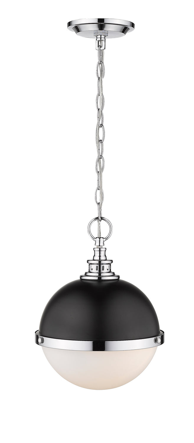 Z-Lite - 619MP-MB-CH - Two Light Pendant - Peyton - Matte Black + Chrome