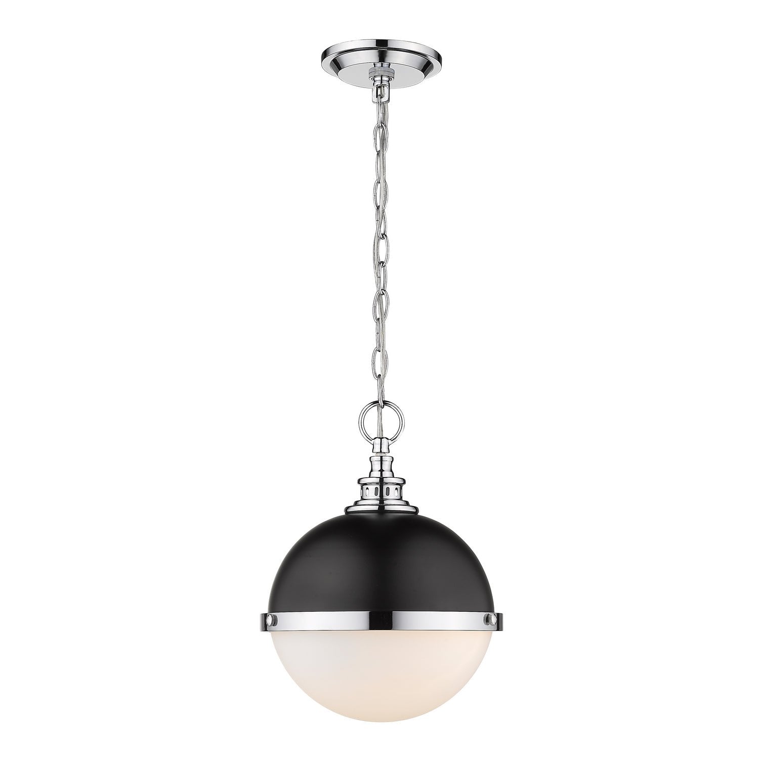 Z-Lite - 619MP-MB-CH - Two Light Pendant - Peyton - Matte Black + Chrome