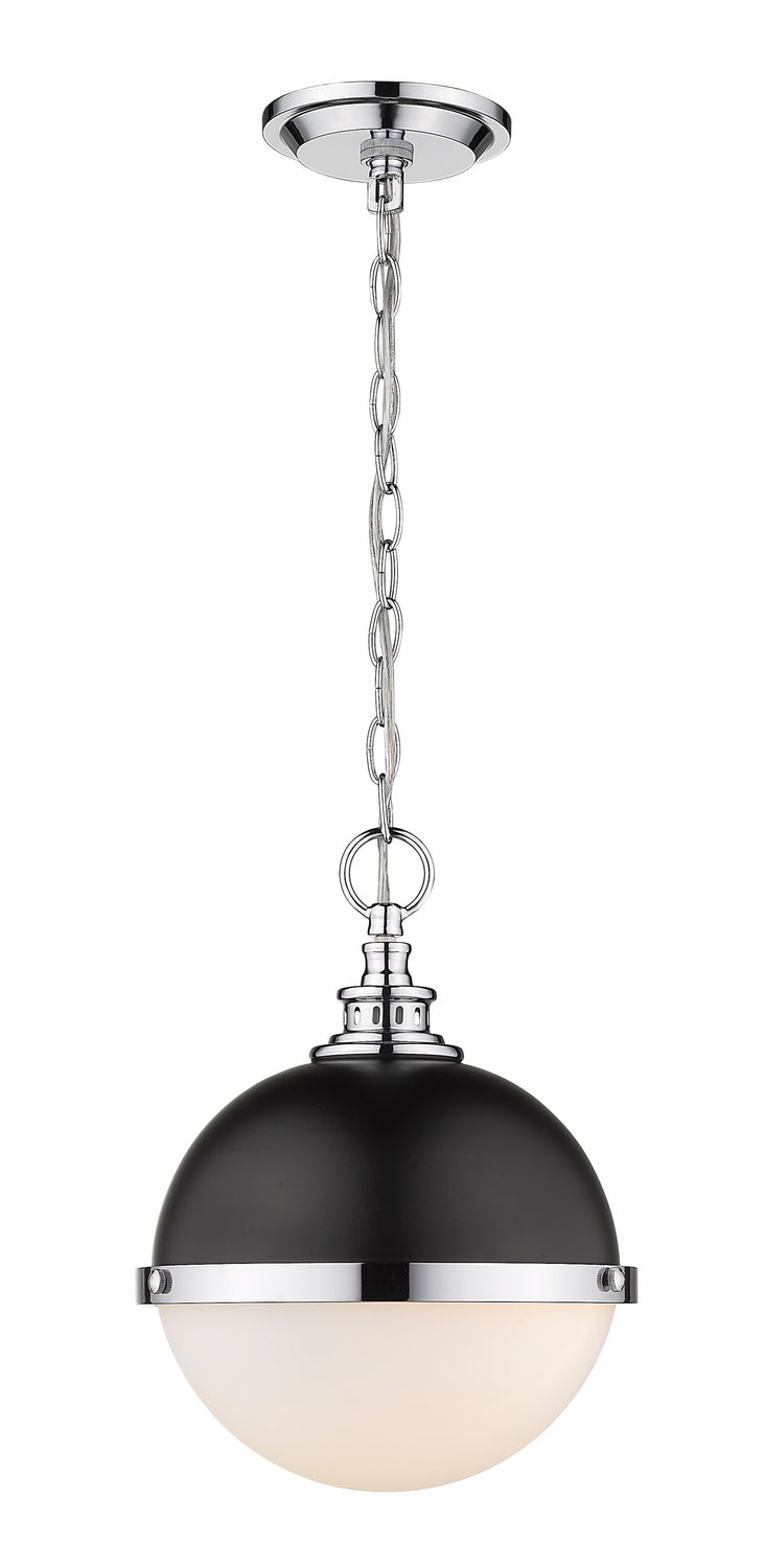 Z-Lite - 619MP-MB-CH - Two Light Pendant - Peyton - Matte Black + Chrome