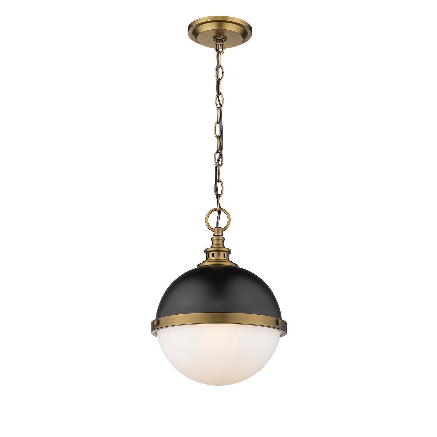 Z-Lite - 619MP-MB-FB - Two Light Pendant - Peyton - Matte Black + Factory Bronze